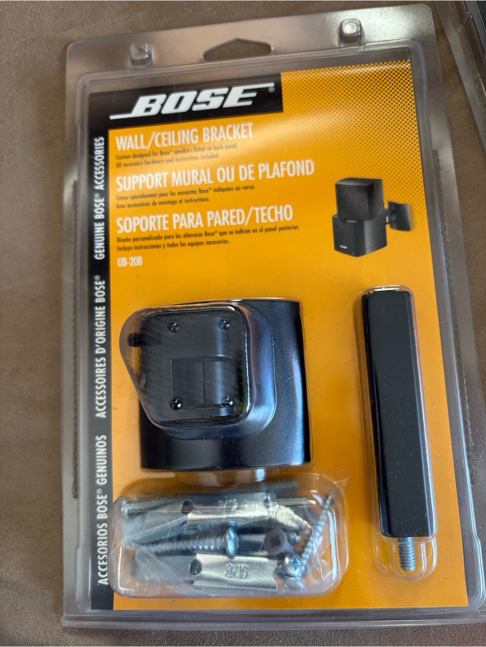 Bose Wall/Ceiling Speaker Bracket – Black